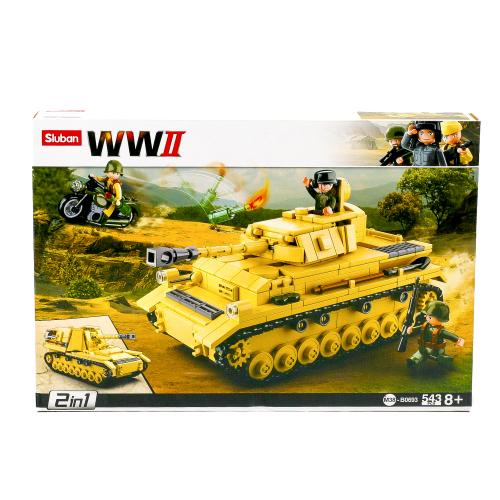 Конструктор SLUBAN, 543 детали, M38-B0693