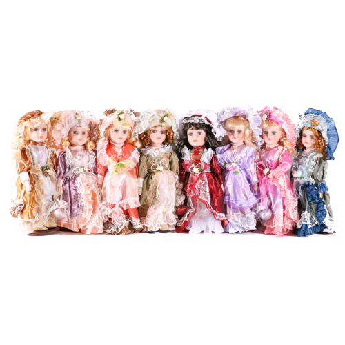 Кукла фарфоровая, 8 видов, в кор-ке, X11482