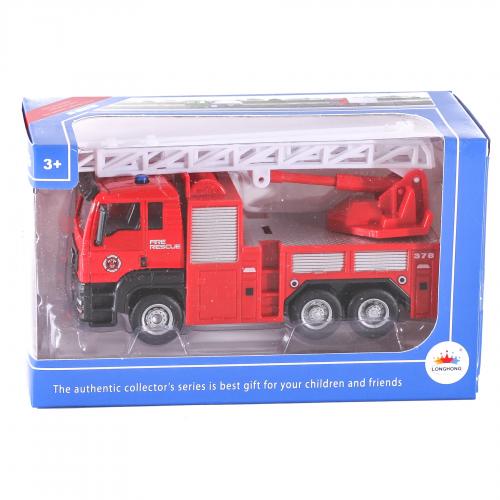 Пожарная машина, металл, 3 вида, в кор-ке, LH505 Пожарная машина, металл, 3 вида, в кор-ке, LH505