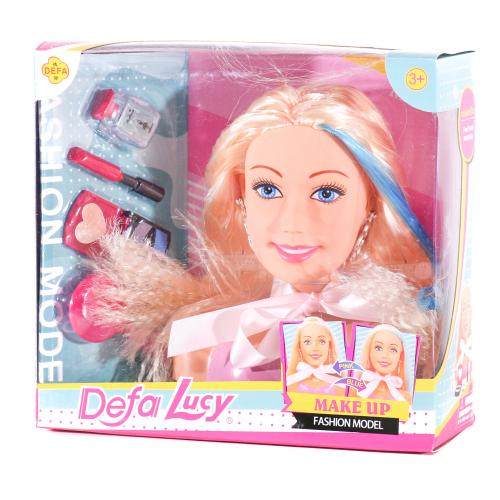 Кукла DEFA голова для причесок и макияжа, 8401 Кукла DEFA голова для причесок и макияжа, 8401