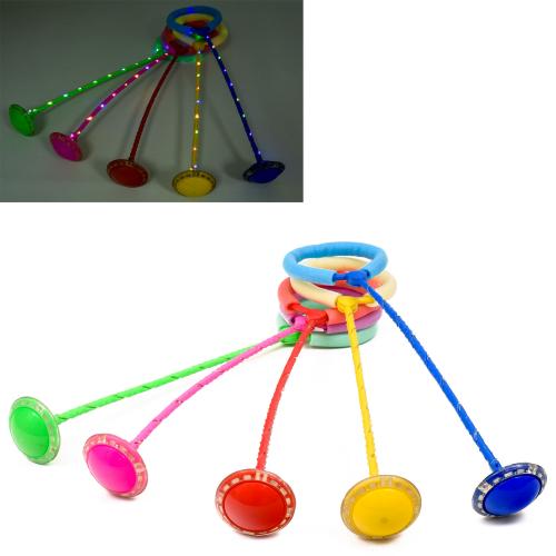 Скакалка с колёсиком, на одну ногу, SR19002