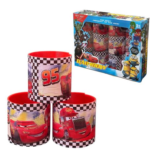 Іграшка пружинка "Тачки", 25-114