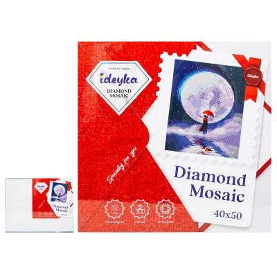 Набір з алмазною мозаїкою "Місячне сяйво" 40х50см, ID-AMO7146 Набір з алмазною мозаїкою "Місячне сяйво" 40х50см, ID-AMO7146