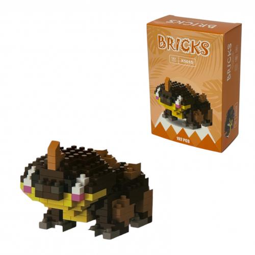 Конструктор BRICKS ДИНОЗАВРИК 6см, 192 деталей, 5015-X