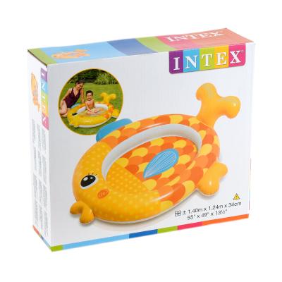 Бассейн надувной "Золотая рыбка", 140х124х34 см, 57111