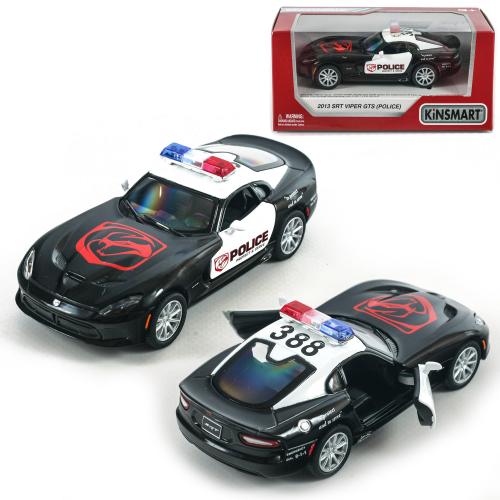Машинка металлическая, SRT Viper GTS Police, KT 5363WP