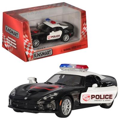 Машинка металлическая, SRT Viper GTS Police, KT 5363WP