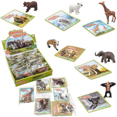 Тварини дикі, 12 видів, в дисплеї, TBS008 Тварини дикі, 12 видів, в дисплеї, TBS008