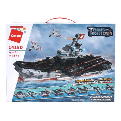 Конструктор Qman, 678 деталей, 1418D Qman