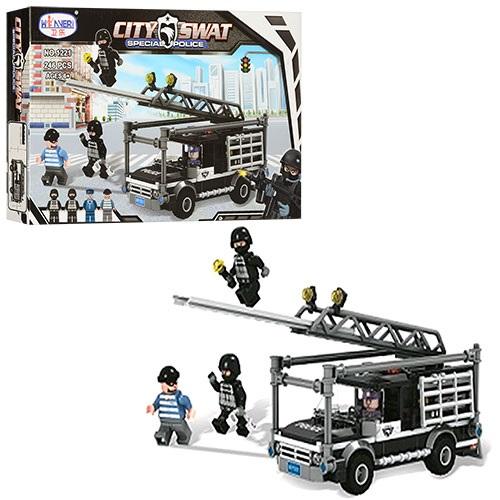 Конструктор SWAT, 246 дет., в кор-ке (мал.), 1221-1