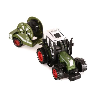 Трактор с прицепом, инерц-й, в слюде, 4007A-4-7