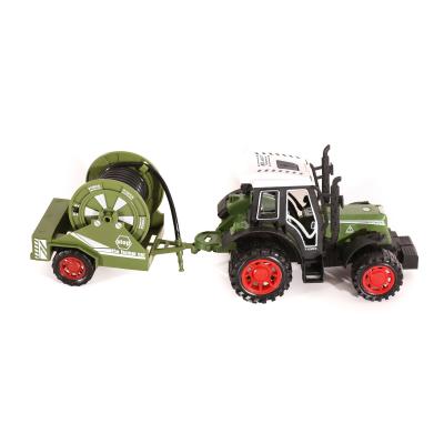 Трактор с прицепом, инерц-й, в слюде, 4007A-4-7