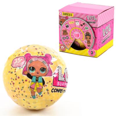Кукла в шаре конфети