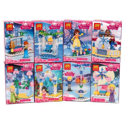 Конструктор PRINCESS, микс видов, в дисплее (дев.), 37022