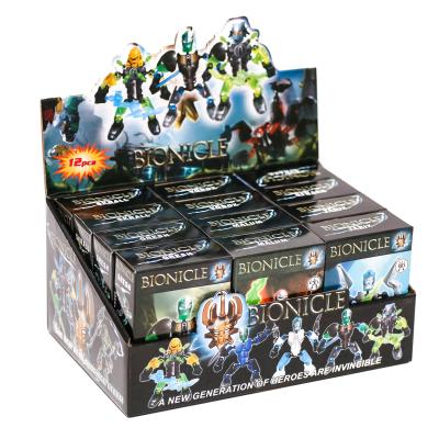 Конструктор "BIONICLE", микс видов, в дисплее (мал.), YD-2