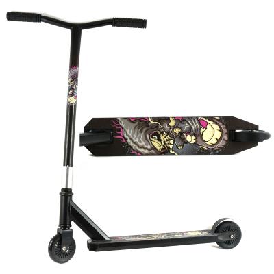 Самокат трюковый с принтом алюминий + сталь, колеса ПУ100мм- пластик , в коробке., SL-301B Самокат трюковый с принтом алюминий + сталь, колеса ПУ100мм- пластик , в коробке., SL-301B