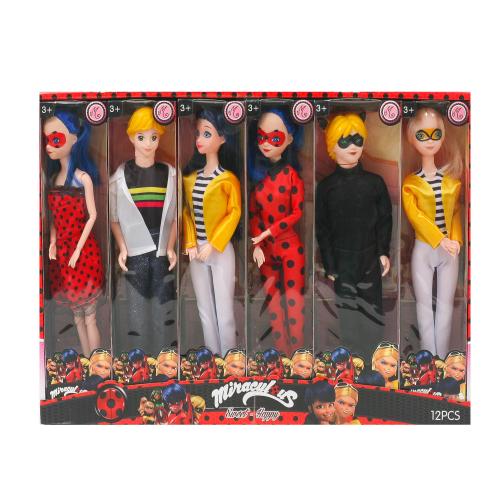 Лялька 29см, 4 види, шарнірна, в кор-ці, 6 шт/ в дисплеї, 121-108