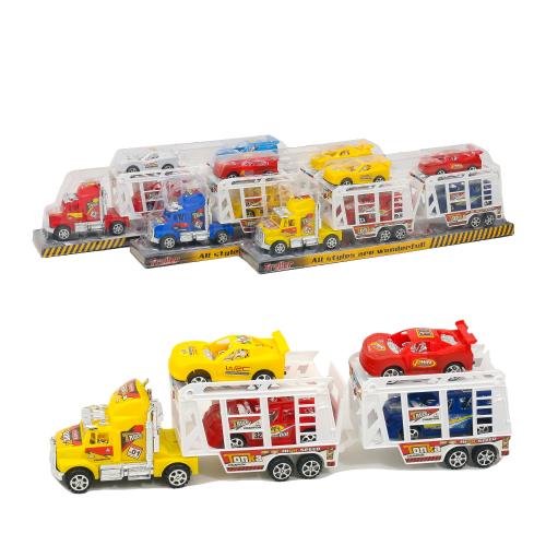 Трейлер инерционный с машинками., 890-51A