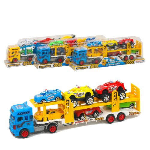 Трейлер инерционный с машинками., A108-2-3-4