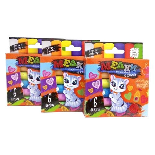 Мел для рисования на асфальте, ДТ-МЛ-15-15 Мел для рисования на асфальте, ДТ-МЛ-15-15