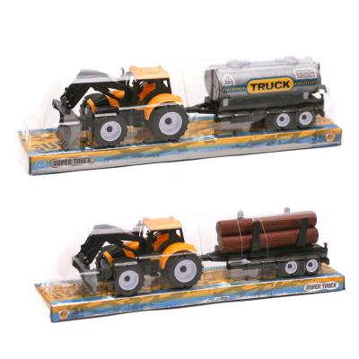 Трактор с прицепом, инерц-й, в слюде, 9980-1-3-4 Трактор с прицепом, инерц-й, в слюде, 9980-1-3-4