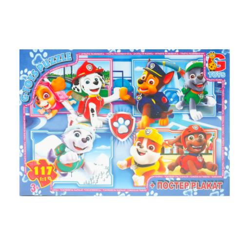 Пазлы из серии "Paw Patrol", 117 элементов, GP-PW0860
