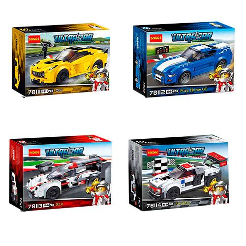 Машина-конструктор, от 174 дет., микс видов, в кор-ке (мал.), 78111-14