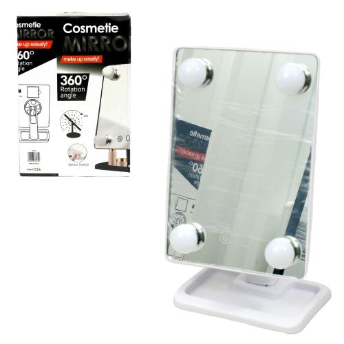 Косметическое зеркало с подсветкой Cosmetie mirror 360, HH083 Косметическое зеркало с подсветкой Cosmetie mirror 360, HH083