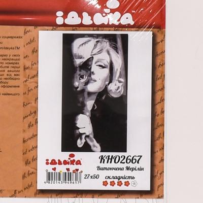 Набор для росписи по номерам "Изящная Мерлин", 27х50 см, ID-KHO2667