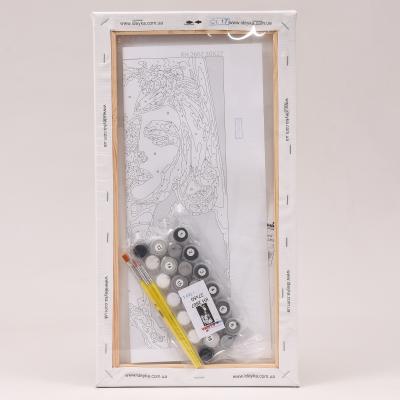 Набор для росписи по номерам "Изящная Мерлин", 27х50 см, ID-KHO2667