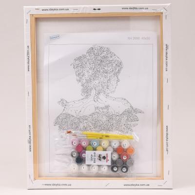 Набор для росписи по номерам "Нежность бабочки", 40х50 см, ID-KHO2688