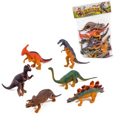 Динозавр гумовий, мікс видів, в пакеті, 2079A Динозавр гумовий, мікс видів, в пакеті, 2079A