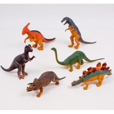 Динозавр гумовий, мікс видів, в пакеті, 2079A