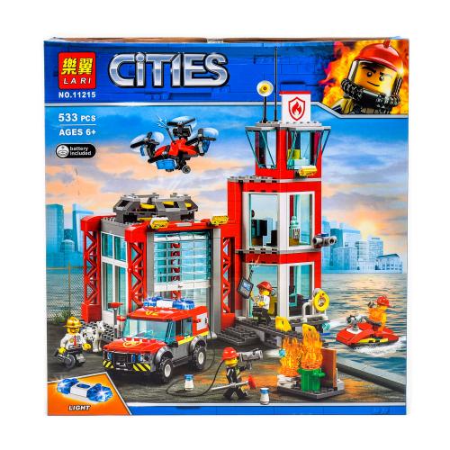 Конструктор BELA "Пожарное депо", 533 деталей, BELA 11215