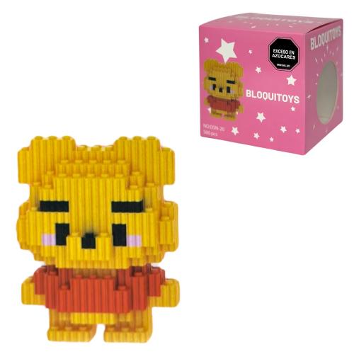 Конструктор піксельний "Ведмедик Вінні", 12см, 300 деталей, 20-DSN