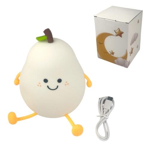 Дитячий силіконовий світильник "Грушка" 21*14*12 см, 24-461