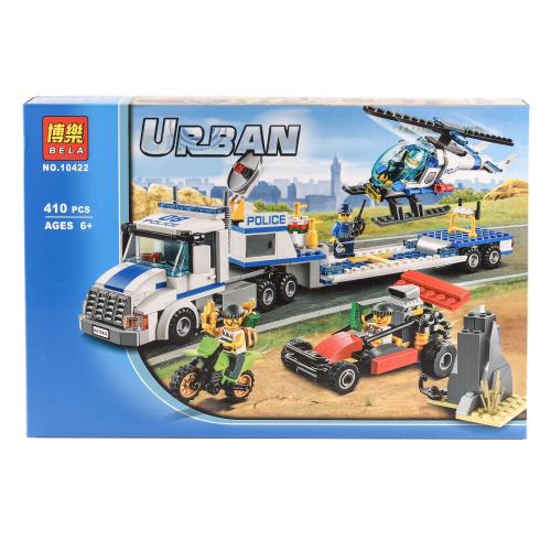 Конструктор BELA Urban "Перевозчик вертолёта", 410 деталей, 10422