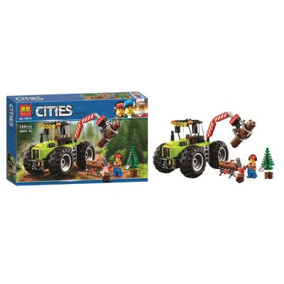 Конструктор BELA Cities "Лесоповальный трактор", 180 деталей, 10870