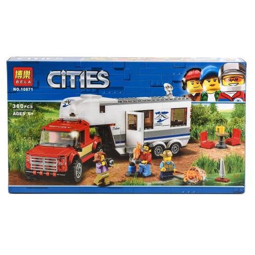 Конструктор BELA Cities "Дом на колёсах", 360 деталей, 10871 Конструктор BELA Cities "Дом на колёсах", 360 деталей, 10871