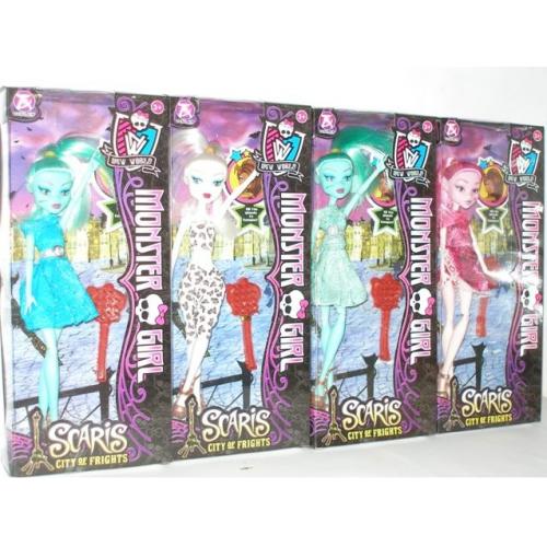 Кукла Monster High, 4 вида, в кор-ке, TX005-1-2-3-4