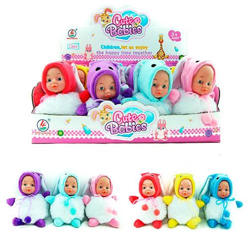 Пупс 13 см, 6 кол, в дисплеї, 60185AL-6 Пупс 13 см, 6 кол, в дисплеї, 60185AL-6