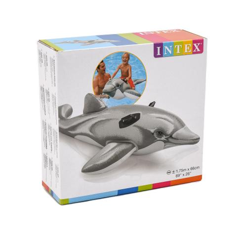 Плотик "Дельфин", 175х66 см, 58535