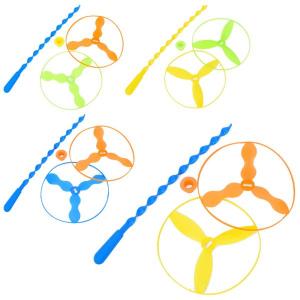 Вертушка 13см, 2шт, паличка для запуску 27см, мікс кольорів, у пакеті