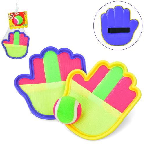 Пастка 2шт, на липучці, 19-20,5см, м'яч 6,5см, в сітці, 19-38-6,5см, MR 1362