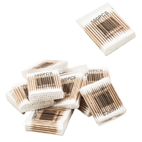 Косметичні ватні палички, дерев'янні, O 00089 Косметичні ватні палички, дерев'янні, O 00089