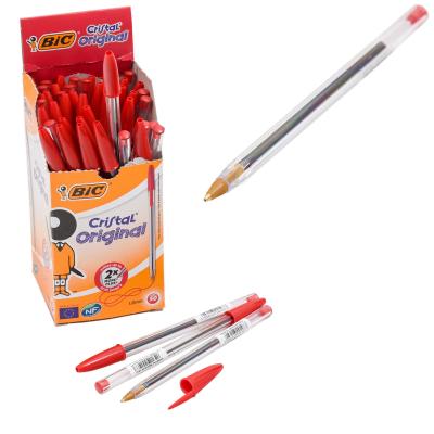 Ручка BIC, шариковая, красная, 50 шт. (цена за штуку)