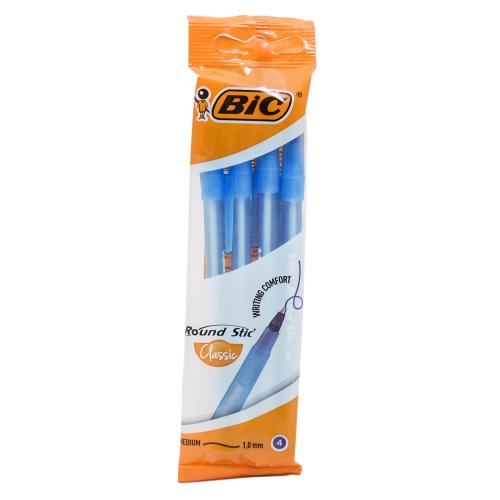 Ручки BIC, шариковые, синие, 4 шт. (цена за упаковку), BIC-944176
