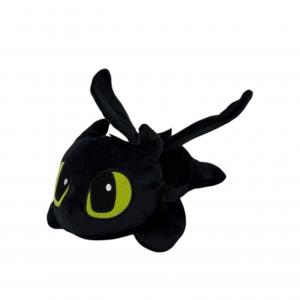 М'яка іграшка "ДРАКОН БЕЗЗУБИК" чорний,40CM