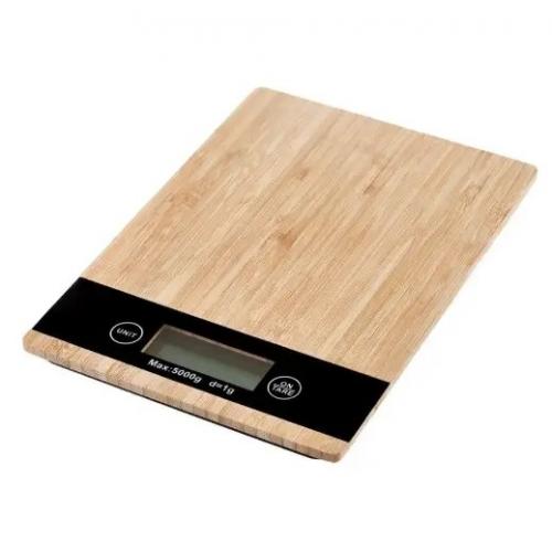 Електронні ваги для кухні, бамбукові, KE-S