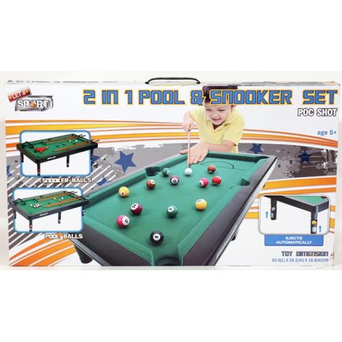 Бильярд 2 в 1, в кор-ке, 9038-1 Бильярд 2 в 1, в кор-ке, 9038-1